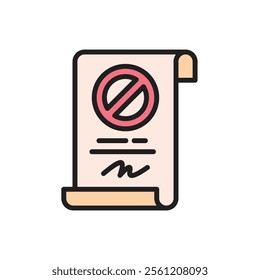 Protest Petition Icon Vector Illustration