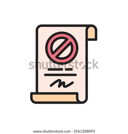 Protest Petition Icon Vector Illustration