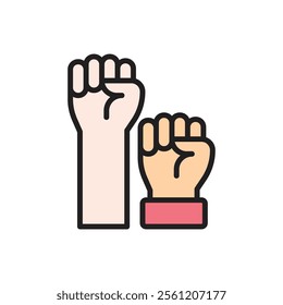 Protest Spirit Icon Vector Illustration