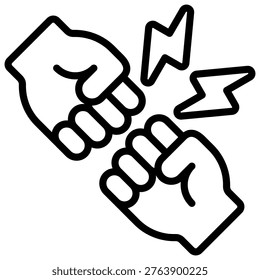 Protest Unity Icon Element For Design