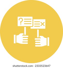 Protest vector icon. Can be used for printing, mobile and web applications.