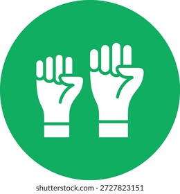 Ilustração de design de ícone de vetor de protesto
