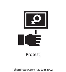Protest vector Solid Icon Design illustration. Home Improvements Symbol on White background EPS 10 File