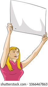 protest woman hands