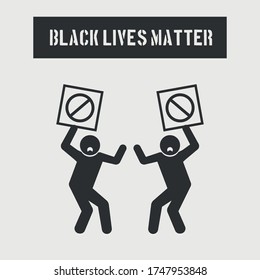 Protests campaign vector icon illustration sign