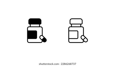 Protins icon design with white background stock illustration