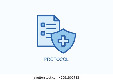 Protocol Icon Or Logo Isolated Illustration
