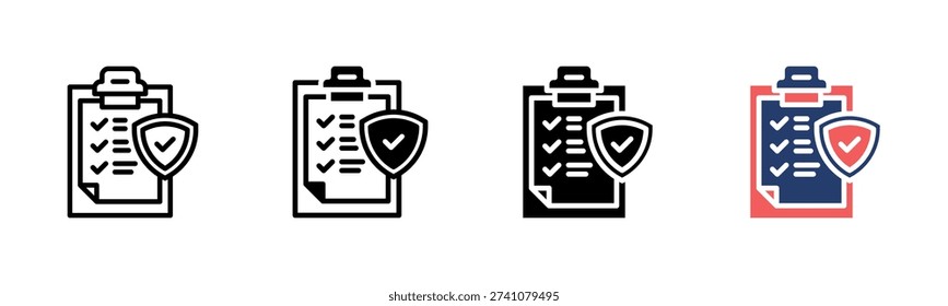 Protocols icon sheet multiple style collection