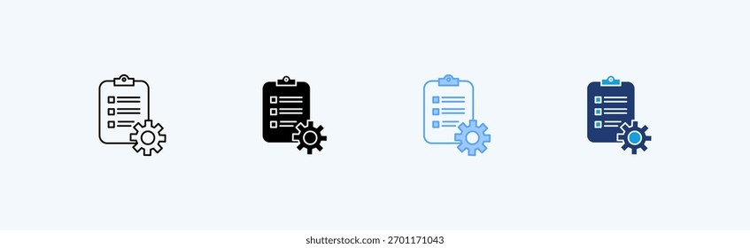 Protocols Multiple Style Icon set
