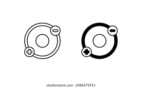 proton icon design with white background stock illustration
