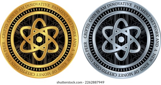 ilustraciones vectoriales de monedas proton-xpr. 3.ª ilustración
