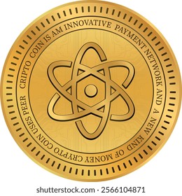 Proton-xpr cryptocurrency images on abstract background. 3d illustrations.