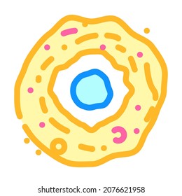 protoplanetary disk color icon vector. protoplanetary disk sign. isolated symbol illustration