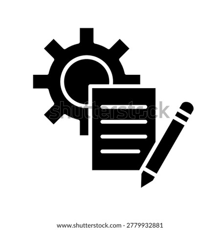 Prototype Glyph Flat Vector Icon