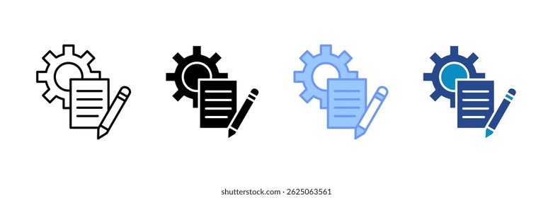 Protótipo Conjunto de ícones Coleção de estilos múltiplos