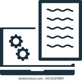 Prototype icon. Simple creative element. Filled monochrome Prototype icon for templates, infographics and banners