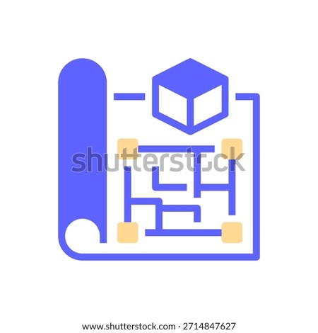Prototype Line Icon, Outline Symbol for Model Testing, Beta Version, Sample Creation, Product Mockup, and Preliminary Design. Vector Sign Icon.