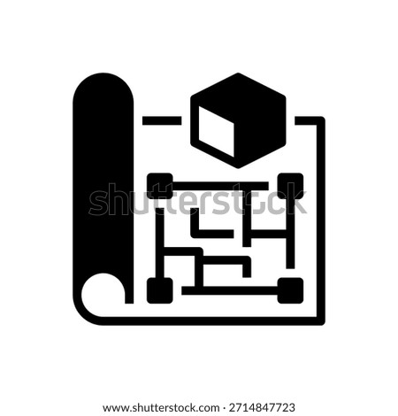 Prototype Line Icon, Outline Symbol for Model Testing, Beta Version, Sample Creation, Product Mockup, and Preliminary Design. Vector Sign Icon.