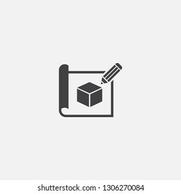 prototyping base icon. Simple sign illustration. prototyping symbol design. Can be used for web, print and mobile