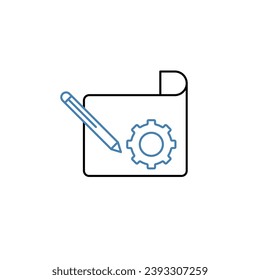 prototyping concept line icon. Simple element illustration. prototyping concept outline symbol design.