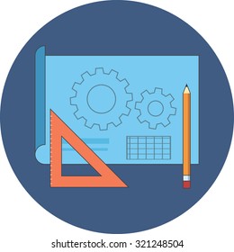 Prototyping concept. Vector flat design