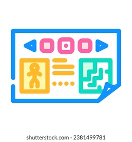 prototyping game development color icon vector. prototyping game development sign. isolated symbol illustration