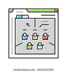 prototyping game development color icon vector. prototyping game development sign. isolated symbol illustration