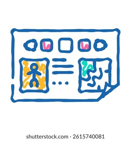 prototyping game development doodle icon sketch vector. prototyping game development sign. isolated symbol illustration