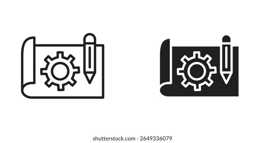 Icono de prototipado Ilustraciones de diseño. iconos web editables