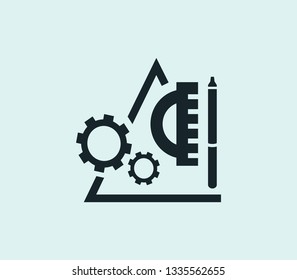 Prototyping icon line isolated on clean background. Prototyping icon concept drawing icon line in modern style. Vector illustration for your web mobile logo app UI design.