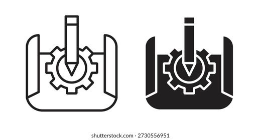Conjunto de iconos de prototipado. paquete de elementos de Web de logotipo mínimo.
