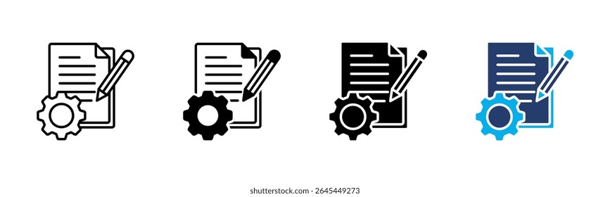 Prototyping icon sheet multiple style collection