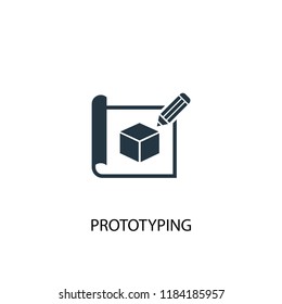 prototyping icon. Simple element illustration. prototyping concept symbol design. Can be used for web and mobile.