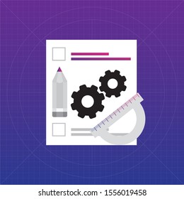 Prototyping icon suitable for info graphics, websites and print media and interfaces.