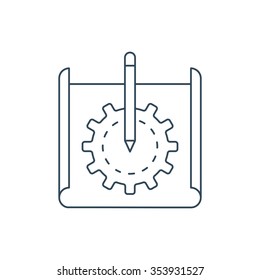 Prototyping icon suitable for info graphics, websites and print media and  interfaces. Line vector icon.