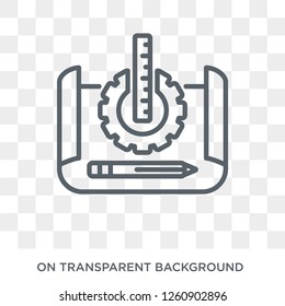 prototyping icon. Trendy flat vector prototyping icon on transparent background from General collection. High quality filled prototyping symbol use for web and mobile