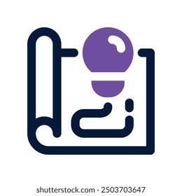 Icono de prototipado. Vector Icono de doble tono para su Sitio web, móvil, presentación y diseño de logotipo.