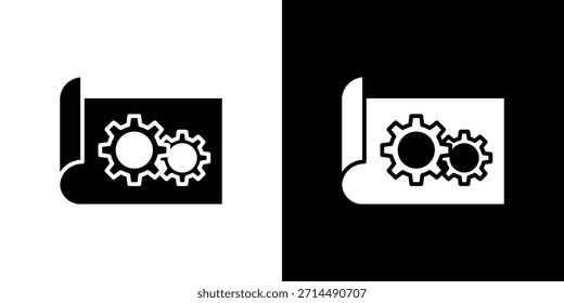 Prototyping icons vector silhouette design. Vector flat graphic design illustration.