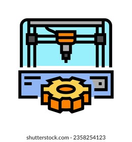 prototyping manufacturing engineer color icon vector. prototyping manufacturing engineer sign. isolated symbol illustration