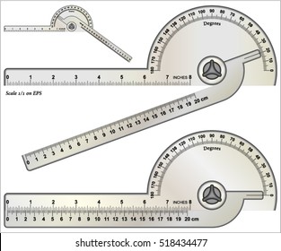 Protractor Angle Finder Arm Rotary Measuring Ruler