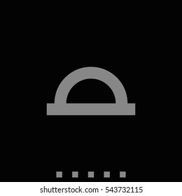 Protractor icon.