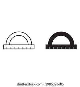 protractor icon for apps and web sites