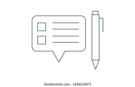 Protractor icon for school and mathematics
