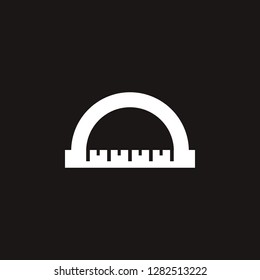 protractor icon. protractor vector design. sign design