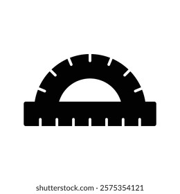 protractor icon vector design template simple and clean