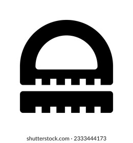 protractor icon for your website, mobile, presentation, and logo design.