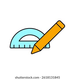 protractor icons  symbol vector elements for infographic web