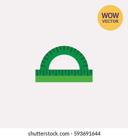 Protractor ruler