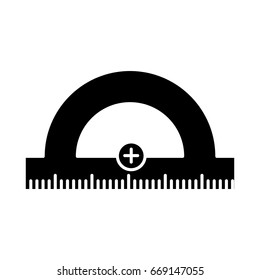 protractor ruler icon
