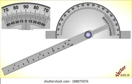 Protractor steel